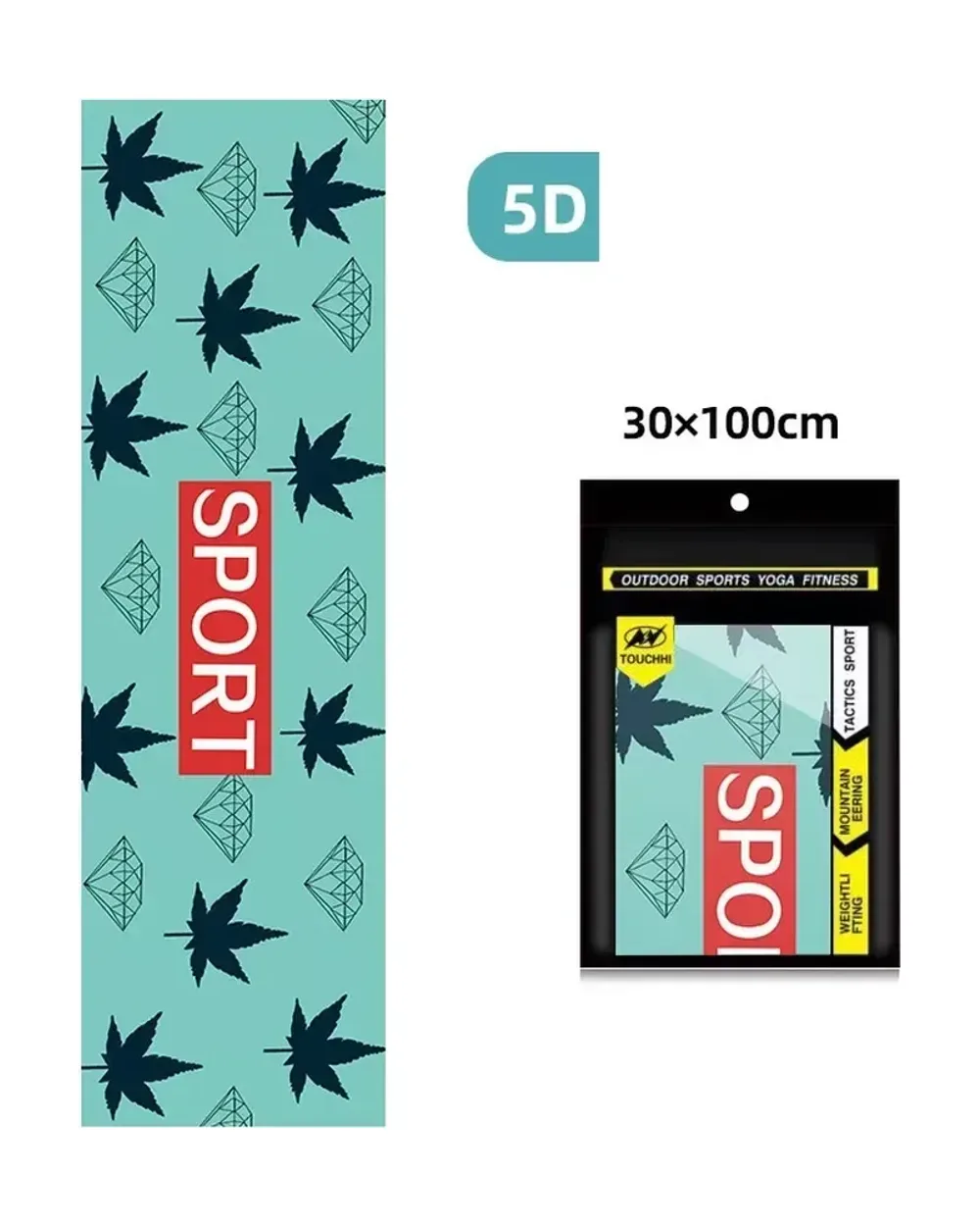 Полотенце спортивное охлаждающее 5D